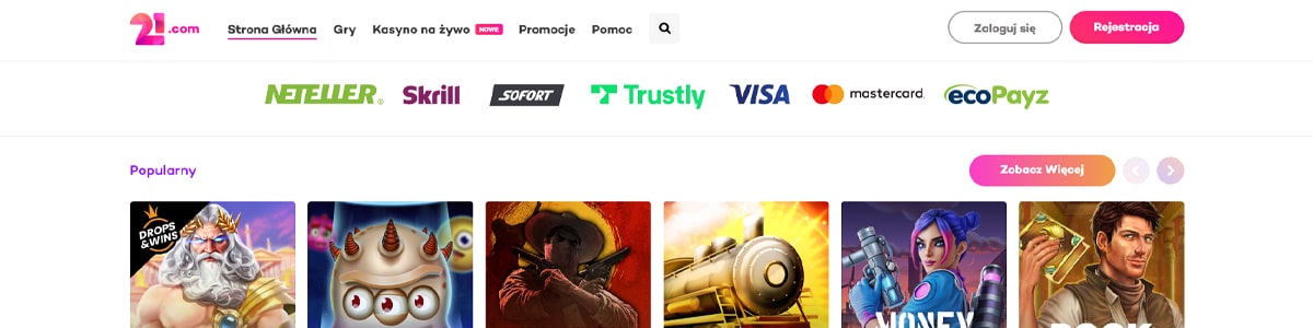 21.com casino
