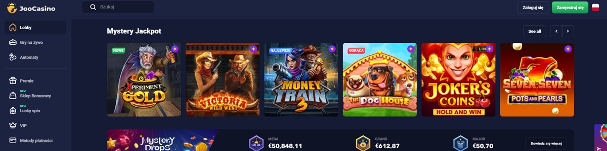 joo casino kod promocyjny