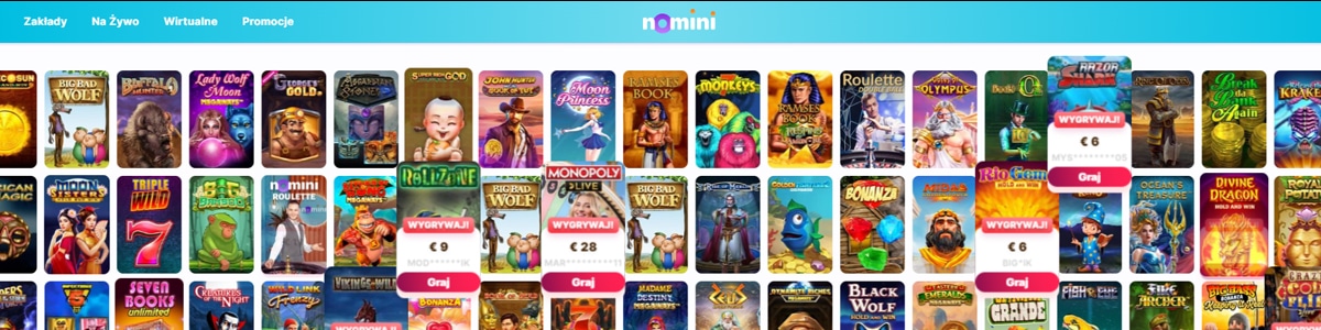 kasyno nomini