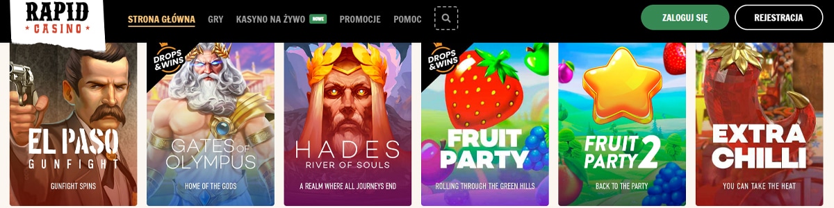 rapid casino bonus