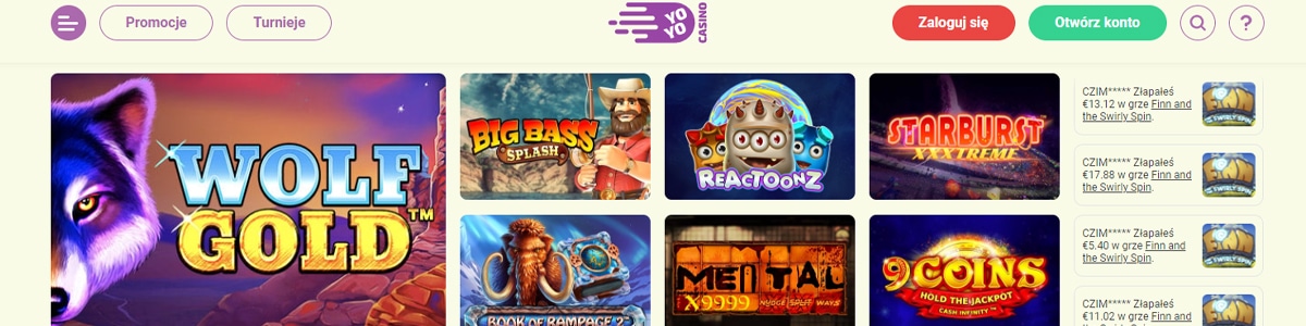 yoyo casino kod promocyjny