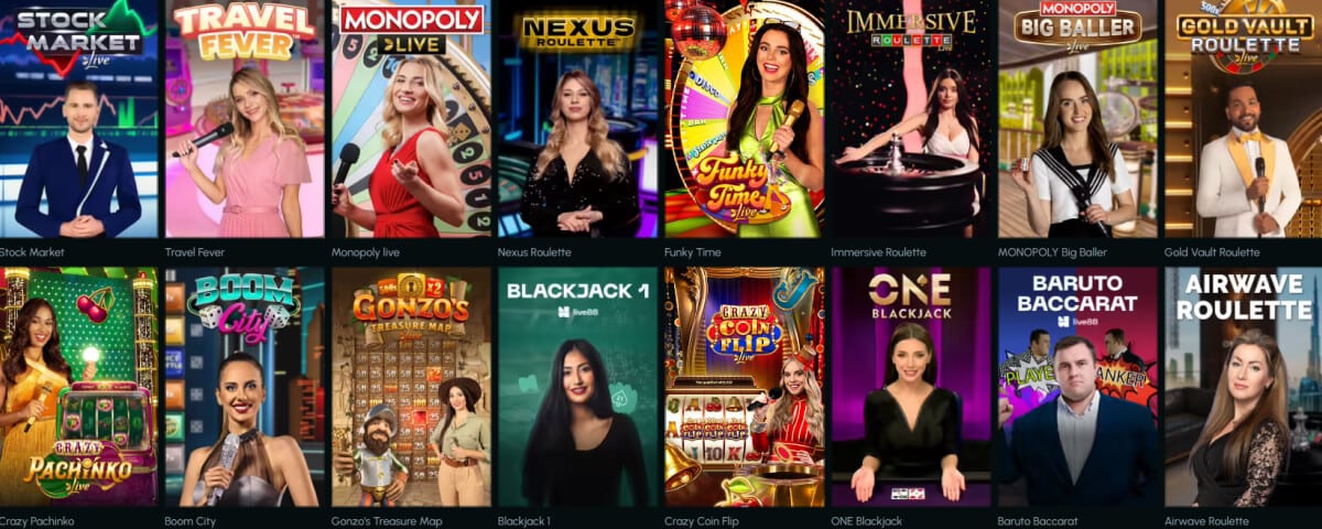 Slotexo Casino – Gry z Krupierem na Żywo