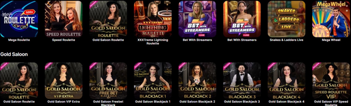 Swiper Casino Gry z Krupierem na Żywo